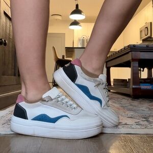 Heydude Hudson Lift Colorblock Casual Shoe Blue/Multicolor Size 9 Women’s